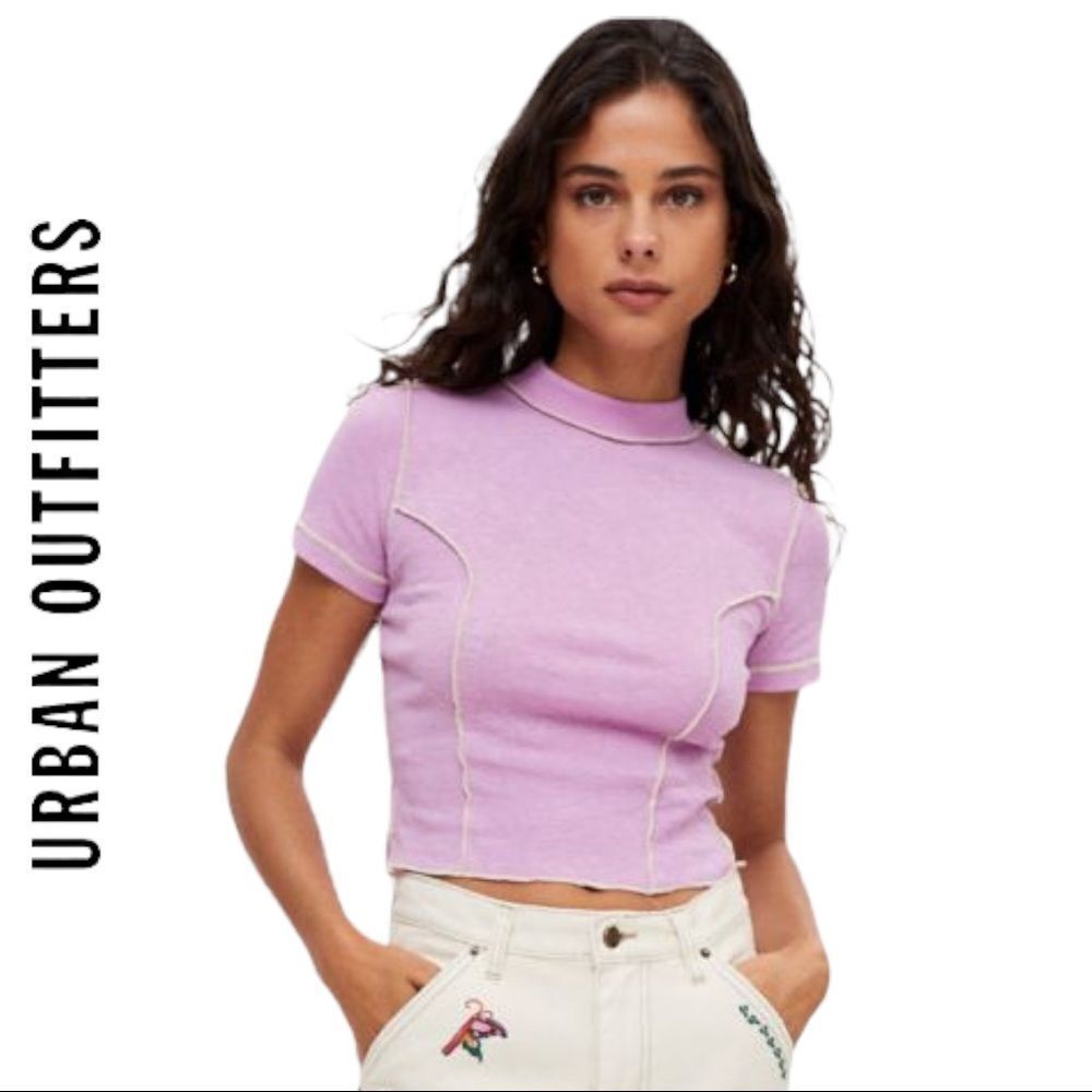 NEW Urban Outfitters UO BDG Katie Seamed Baby Top Shirt Tee S M